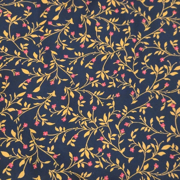 Old Navy Black, Gold, and Red Faux Wrap Ruffle Skirt Midi-Dress, Small - Picture 10 of 10